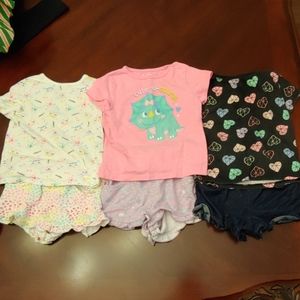 Lot of 3 Garanimals short sets 24m